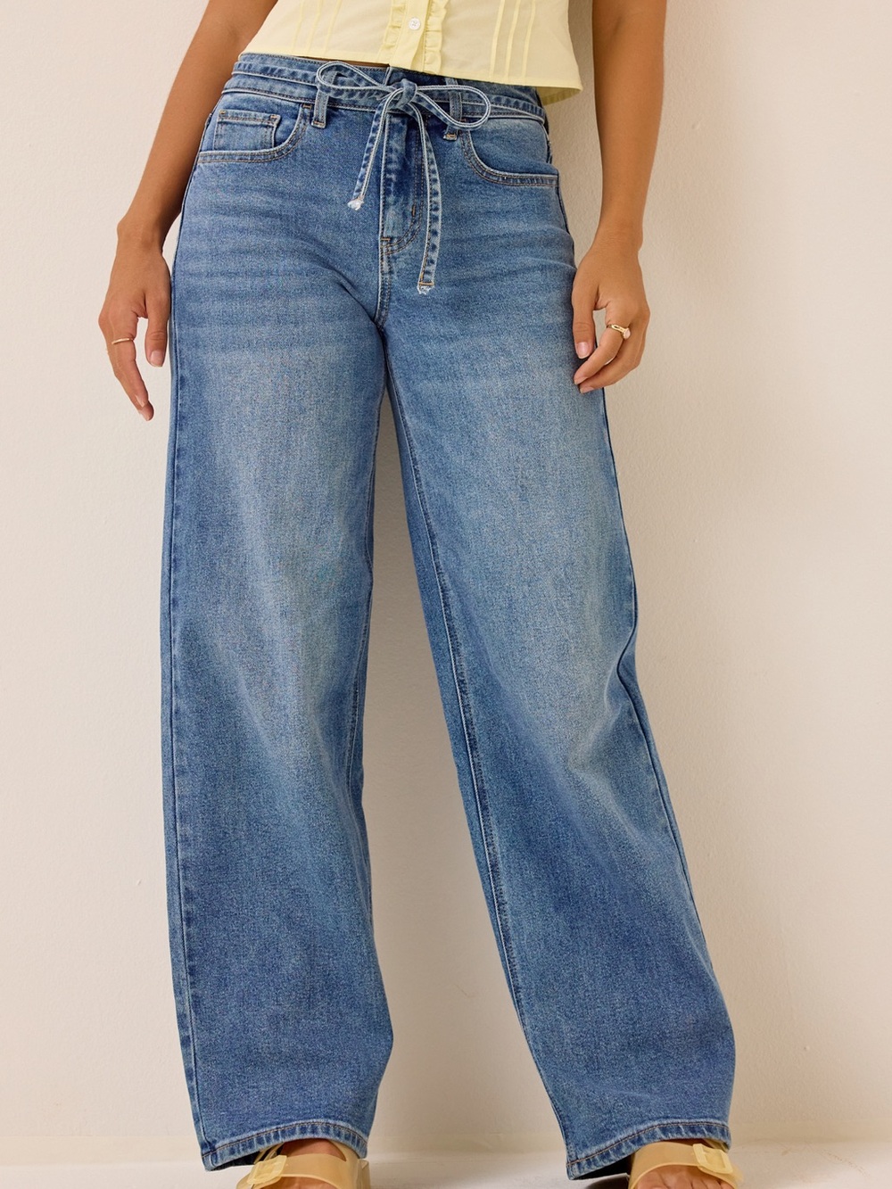 Altar’d State Rayleigh Tie Waist Jeans